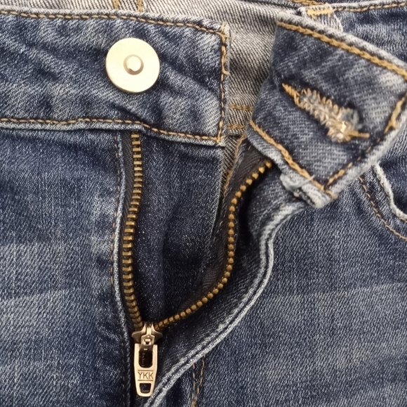 Joe's Jeans Ripped Distressed Skinny Fit Ankle Shark Bite Hem Jens Size 28 - Picture 4 of 16